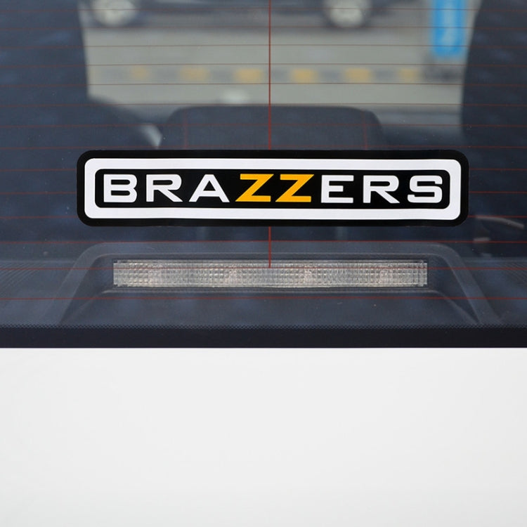10 PCS  BRAZZERS Car Sticker Auto Decals foe Car Styling, Size: 4.9x22.5cm - Decorative Sticker by PMC TechLife | Online Shopping South Africa | PMC TechLife | Buy Now Pay Later Mobicred