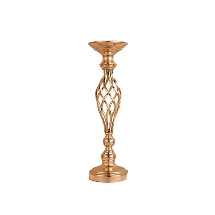 Gold Plated Wrought Iron Candlestick Window Wedding Props Decoration, Size:48cm - Candles & Candle Holders by PMC TechLife | Online Shopping South Africa | PMC TechLife