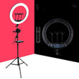 HQ-21N 21 inch 52.5cm LED Ring Vlogging Photography Video Lights Kits with Remote Control & Phone Clamp & 2.1m Tripod Mount, EU Plug - Ring Light by PMC TechLife | Online Shopping South Africa | PMC TechLife | Buy Now Pay Later Mobicred