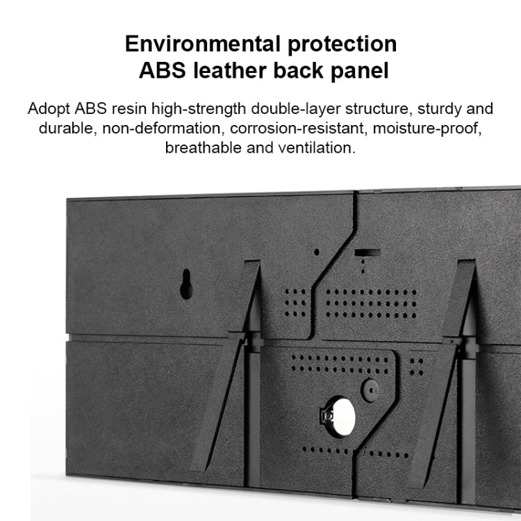 LED Digital Clock Living Room Wall Clock Creative WIFI Clock US Plug, Style:4 Bit WIFI, Color:Sealed Box White - free shipping - PMc TechLife - Order now!