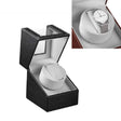Leather Single Watch Box Electric Motor Watch Shaker Automatic Watch Shaker ���US Plug(Black) - free shipping - PMC TechLife - Order now!