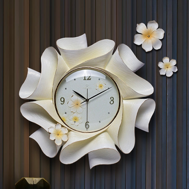 Creative Wall Clock Pure Hand-painted Wall Clock(Yellow) - Wall Clock by PMc TechLife | Online Shopping South Africa | PMc TechLife | Buy Now Pay Later Mobicred