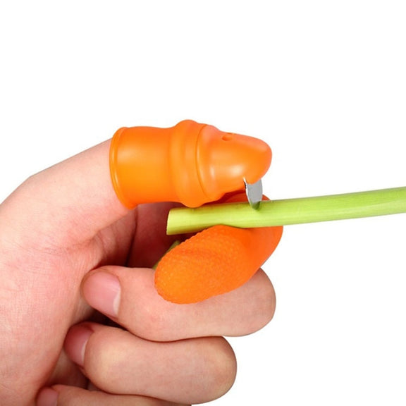 Picker Picking Vegetables Iron Nail Clippers Picking Beans Carob Thumb Knife Scimitar, Size:Mens Large
