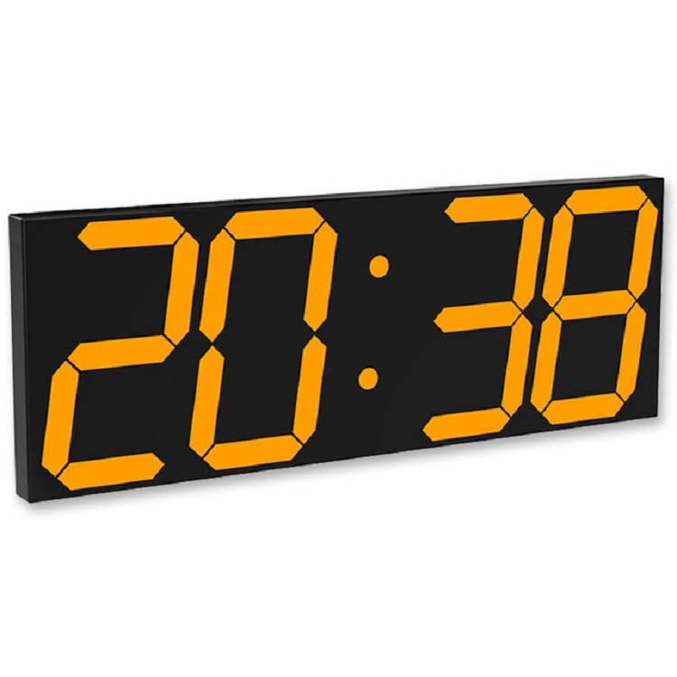 Wall Sticker LED Wall Clock Decorative Clock Creative Acrylic Mirror Clock US Plug, Style:Remote Version Sealed Box(Gold Font) - Wall Clock by PMc TechLife | Online Shopping South Africa | PMc TechLife | Buy Now Pay Later Mobicred