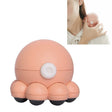 Small Octopus Shoulder and Neck Massager Multifunctional Household Hot Compress Cervical Massager(Pink) - free shipping - PMC TechLife - Order now!