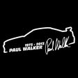 10 PCS Paul Walker Fashion Car Styling Vinyl Car Sticker, Size: 13x5cm(White) - Decorative Sticker by PMC TechLife | Online Shopping South Africa | PMC TechLife | Buy Now Pay Later Mobicred