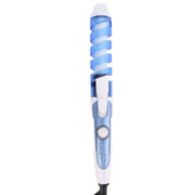 Hair Styling Tool Hair Curler Roller Spiral Curling Iron(Blue)