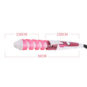 Hair Styling Tool Hair Curler Roller Spiral Curling Iron(Blue)