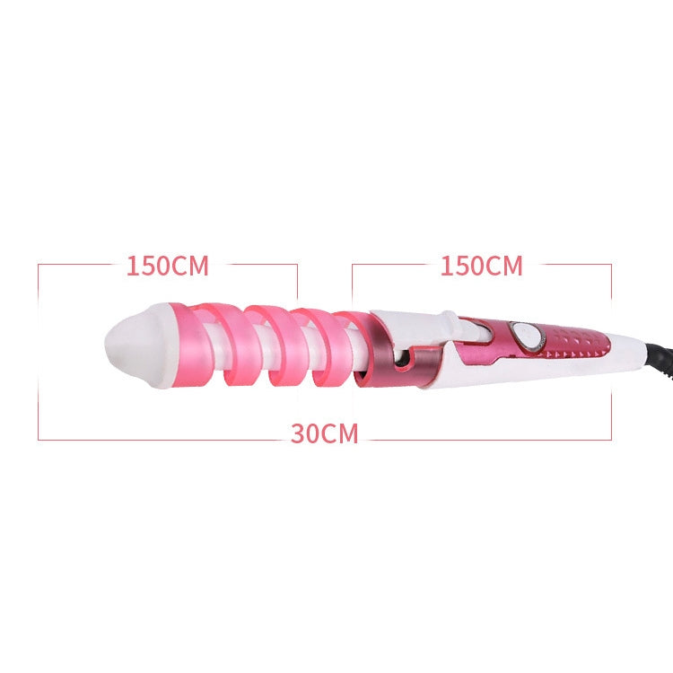 Hair Styling Tool Hair Curler Roller Spiral Curling Iron(Purple)