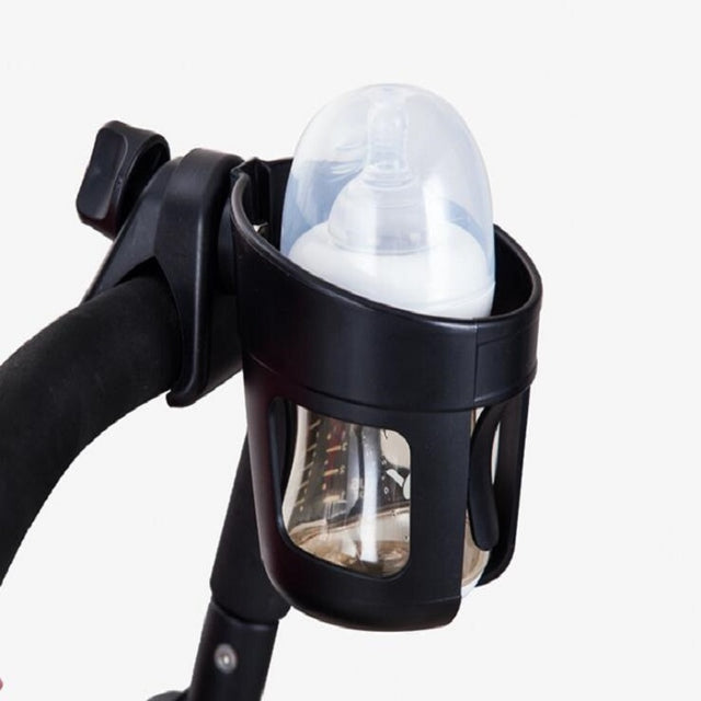 Baby Stroller Accessories Cup Holder Children Tricycle Bicycle Stroller Umbrella Car Bottle Water Bottle Cup Holder, Size:16��10.5��11.5cm(Black)