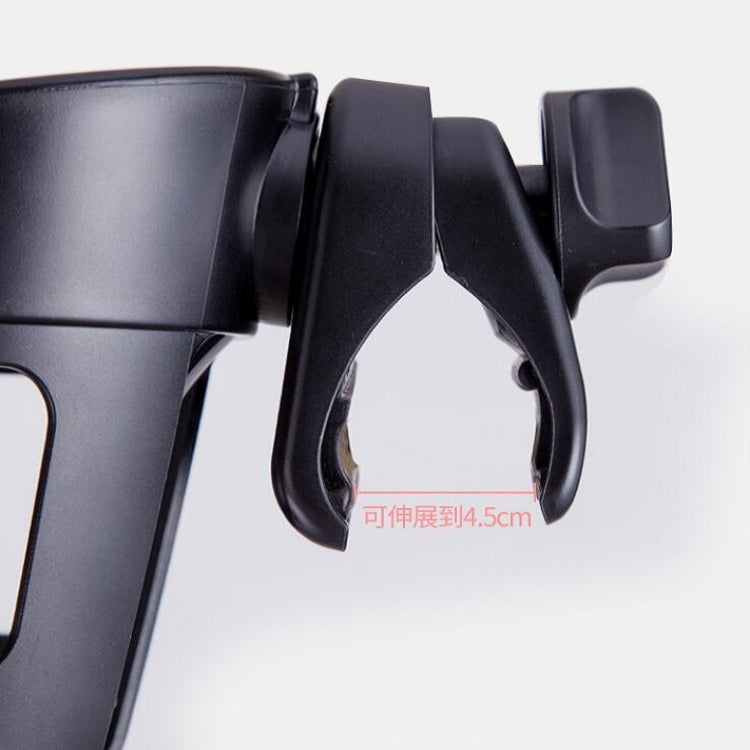 Baby Stroller Accessories Cup Holder Children Tricycle Bicycle Stroller Umbrella Car Bottle Water Bottle Cup Holder, Size:16��10.5��11.5cm(Black)