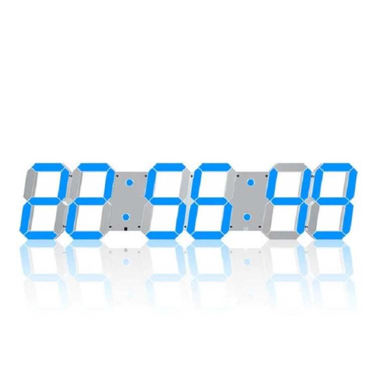 Multifunctional LED Wall Clock Creative Digital Clock, Style:Hollow Remote Control(Blue Font) - Wall Clock by PMc TechLife | Online Shopping South Africa | PMc TechLife | Buy Now Pay Later Mobicred