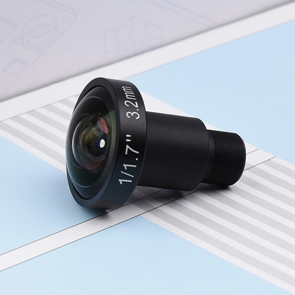 Waveshare WS1603212 For Raspberry Pi M12 High Resolution Lens, 12MP, 160 Degree FOV, 3.2mm Focal Length, 23967