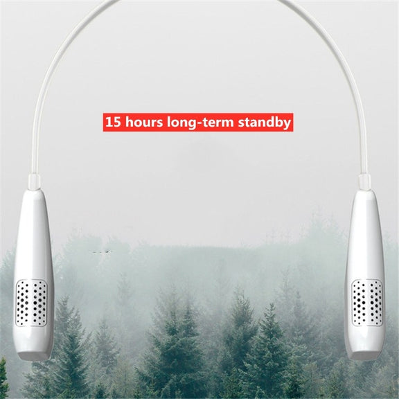 Hanging Neck Negative Ion Air Purifier Portable Household Formaldehyde Removal Portable Purifier(Black)