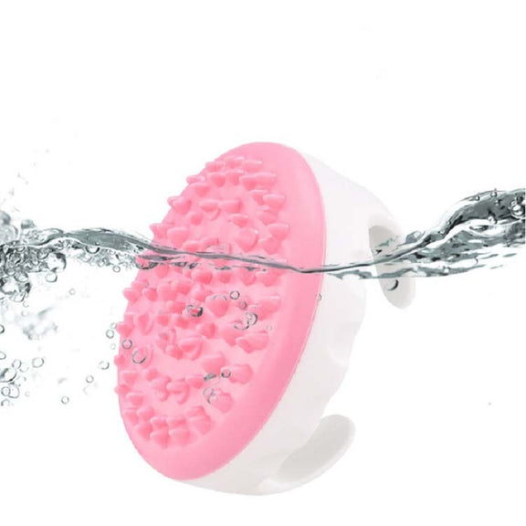 Electric Meridian Body Brush Massager Scraping Instrument(Pink)