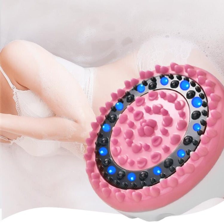 Electric Shaving Instrument Leg Massager Chest Vibration Type Dredge Instrument(Pink)
