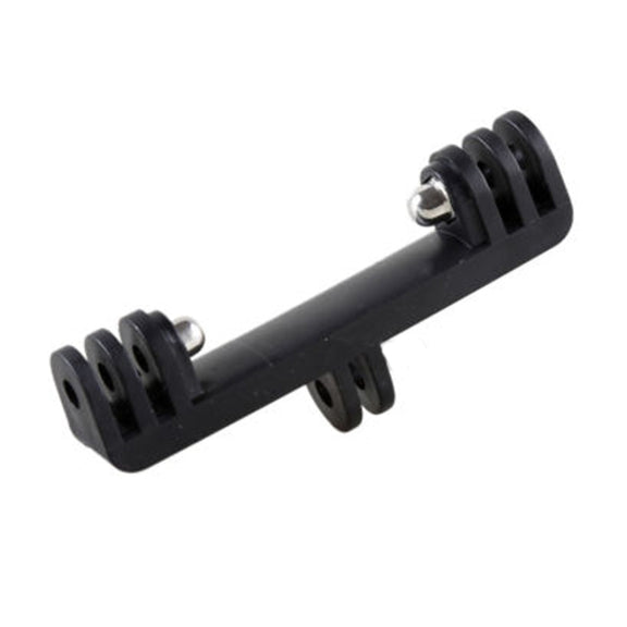 Double Bracket with Screw Mount Adapter for GoPro Hero11 Black / HERO10 Black /9 Black /8 Black /7 /6 /5 /5 Session /4 Session /4 /3+ /3 /2 /1, DJI Osmo Action and Other Action Cameras
