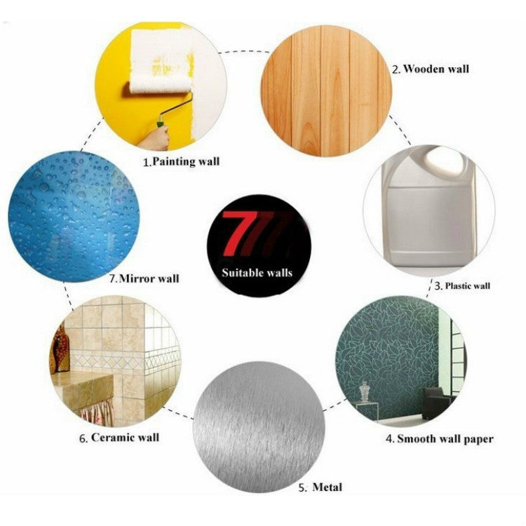 3D Acrylic Cat Mirror Wall Clock DIY Fashion Home Decoration(Silver Black) - Wall Clock by PMc TechLife | Online Shopping South Africa | PMc TechLife | Buy Now Pay Later Mobicred