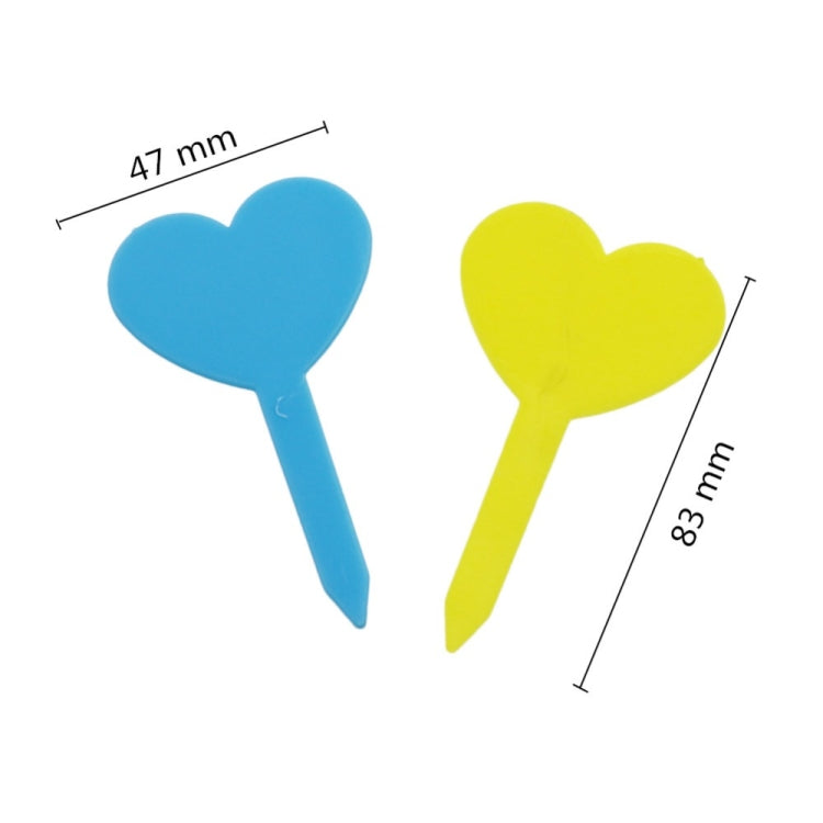 100 PCS Gardening Plant Pot Decoration Love Label Garden Seedling Potted Flower Plant Mark(Blue) - Yard & Garden Decor by PMC TechLife | Online Shopping South Africa | PMC TechLife