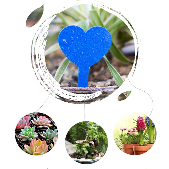 100 PCS Gardening Plant Pot Decoration Love Label Garden Seedling Potted Flower Plant Mark(Blue)