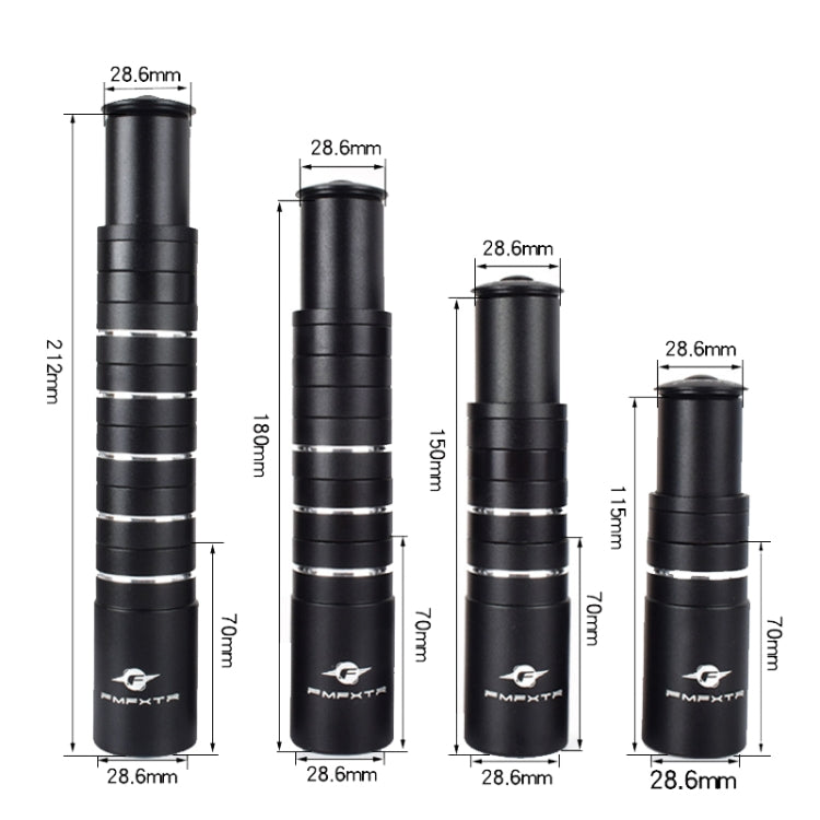 FMFXTR Mountain Bike Handlebar Aluminum Alloy Height Increaser, Increase Height:11.4cm(Red) - free shipping - PMc TechLife - Order now!