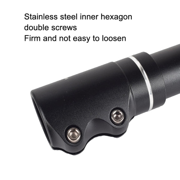 FMFXTR Mountain Bike Handlebar Aluminum Alloy Height Increaser, Increase Height:11.4cm(Black)