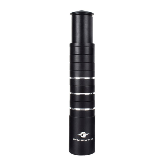FMFXTR Mountain Bike Handlebar Aluminum Alloy Height Increaser, Increase Height:14.4cm(Black)