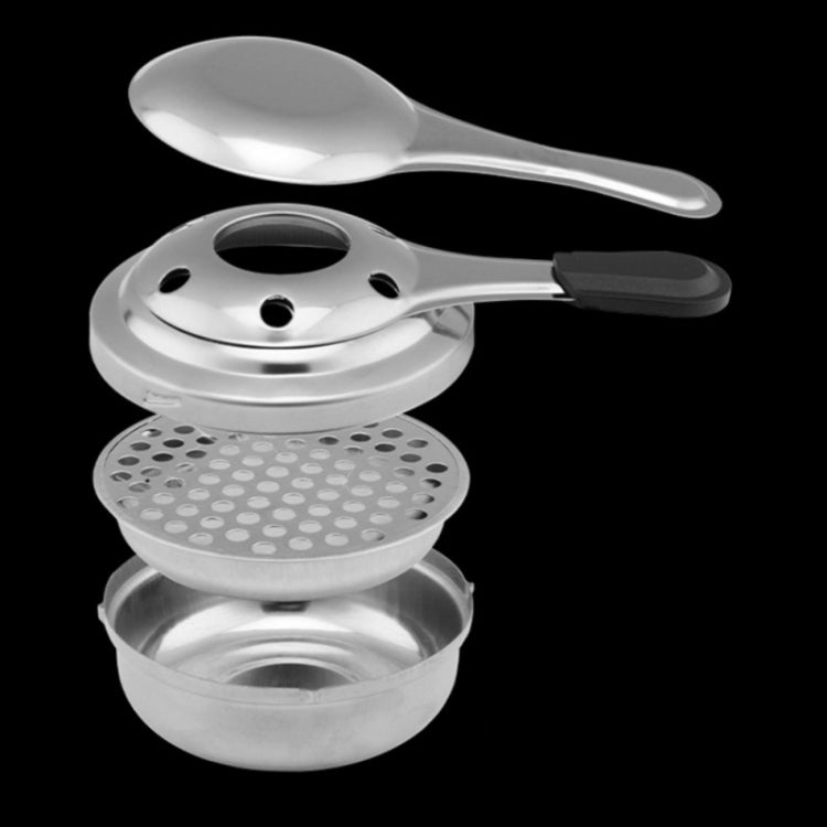 Outdoor Mini Stainless Steel Handle Alcohol Stove Camping Fuel Small Hot Pot Windproof Alcohol Stove, Size:9.5cm - Cookwares & Tablewares by PMC TechLife | Online Shopping South Africa | PMC TechLife | Buy Now Pay Later Mobicred