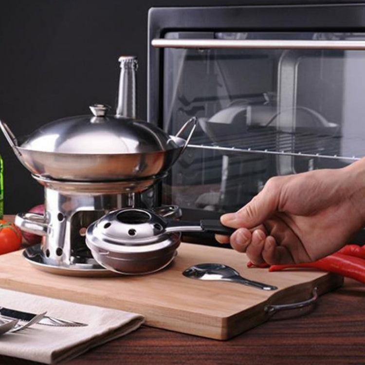 Outdoor Mini Stainless Steel Handle Alcohol Stove Camping Fuel Small Hot Pot Windproof Alcohol Stove, Size:9.5cm - Cookwares & Tablewares by PMC TechLife | Online Shopping South Africa | PMC TechLife | Buy Now Pay Later Mobicred