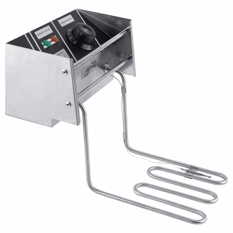 Desktop Thickening Electric Fryer Fried Chicken Legs Fries Stainless Steel Electric Fryer With Basket(Single Cylinder Single Screen)