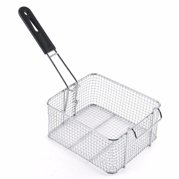 Desktop Thickening Electric Fryer Fried Chicken Legs Fries Stainless Steel Electric Fryer With Basket(Single Cylinder Single Screen)