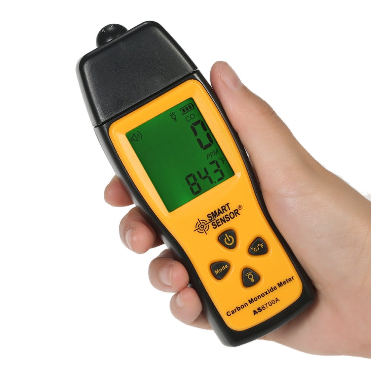 Smart Sensor AS8700A Handheld Carbon Monoxide Meter High Precision Digital CO Leak Detector Analyzer,  Sound  Light Alarm, Range: 0-1000ppm - free shipping - PMC TechLife - Order now!