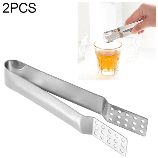 2 PCS Stainless Steel Tea Bag Clip Resistant Teabag Squeezer - Tea Clips by PMC Jewellery | Online Shopping South Africa | PMC Jewellery | Buy Now Pay Later Mobicred