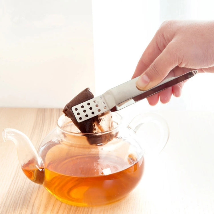 2 PCS Stainless Steel Tea Bag Clip Resistant Teabag Squeezer - Tea Clips by PMC Jewellery | Online Shopping South Africa | PMC Jewellery | Buy Now Pay Later Mobicred