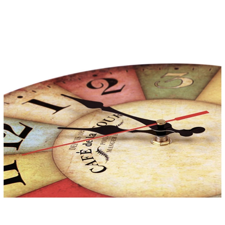 Vintage Wooden MDF Hanging Clock Mute Quartz Clock Living Room Wall Clock(86) - Wall Clock by PMc TechLife | Online Shopping South Africa | PMc TechLife | Buy Now Pay Later Mobicred