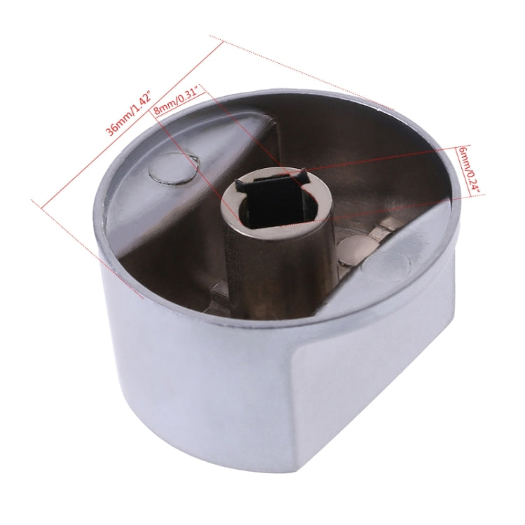 Gas Stove Knob Switch Metal Button Lighter Handle Gas Stove Accessories(8mm 45 Degrees) - Replacement Accessories by PMC Jewellery | Online Shopping South Africa | PMC Jewellery | Buy Now Pay Later Mobicred