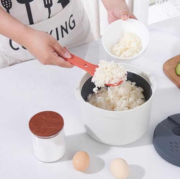 Kitchenware Microwave Oven Utensils Rrice Cooker Heating Steamer Pot Steamed Rice Box(Bright Orange) - Cooking Tools by PMC Jewellery | Online Shopping South Africa | PMC Jewellery | Buy Now Pay Later Mobicred