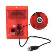 129dB Solar Alarm Light Human Body Induction Remote Control Alarm Farm Anti-theft Drive Object Sound and Light Alarm Light, Style:N911C English