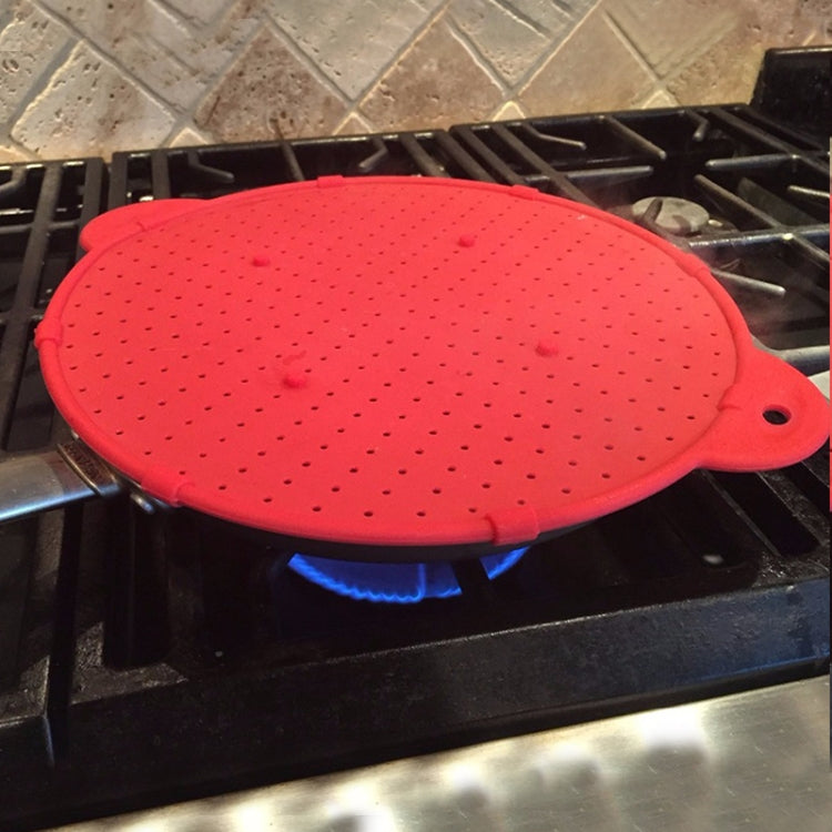 Multifunctional Food Grade Silicone Placemat Creative Kitchenware Heat Insulation Screen Filter(Orange)