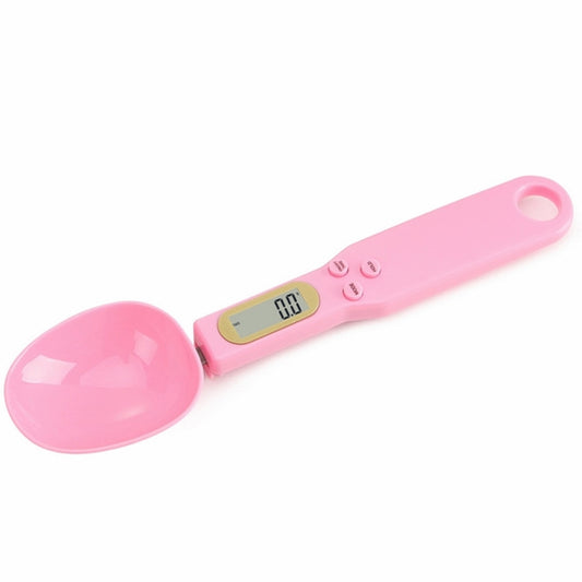Digital LCD Kitchen Food Weight Measurement Professional Electronic Scale Spoon Scale(Pink) - free shipping - PMC Jewellery - Order now!