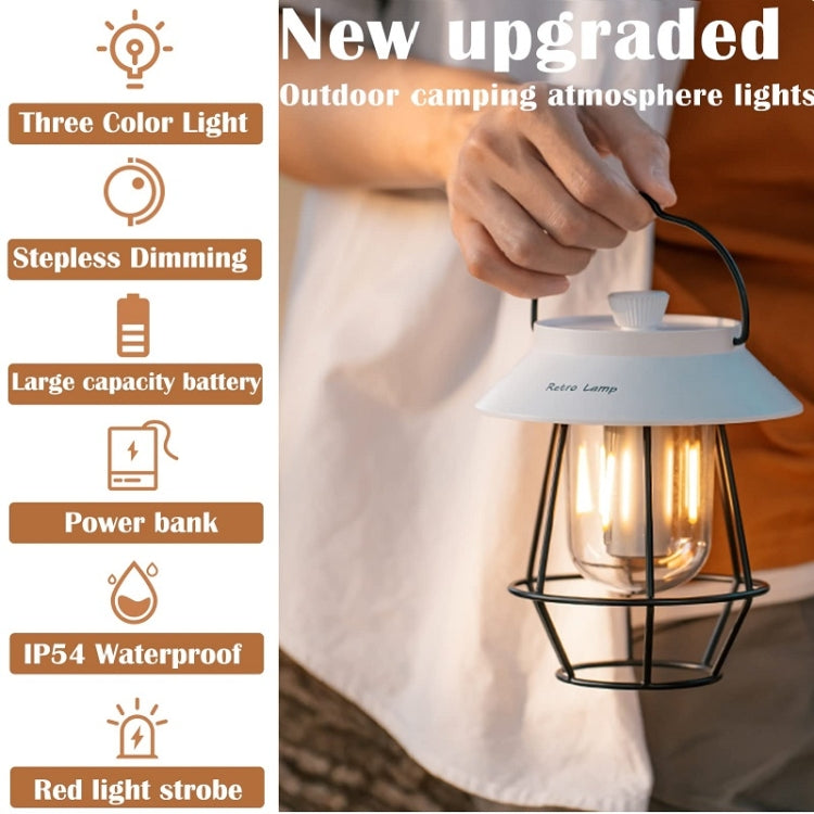 Outdoor Hanging Camping Lights Tent Lighting Atmosphere Lights(Handle White) - Camping Lighting by PMc TechLife | Online Shopping South Africa | PMc TechLife | Buy Now Pay Later Mobicred