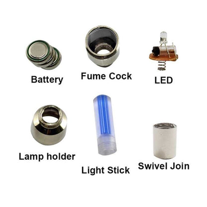 10 PCS LED Bicycle Lights Wheel Tire Valve Caps Bike Accessories Cycling Lantern Spokes Lamp(Red) - Decorative Lights by PMC Jewellery | Online Shopping South Africa | PMC Jewellery | Buy Now Pay Later Mobicred