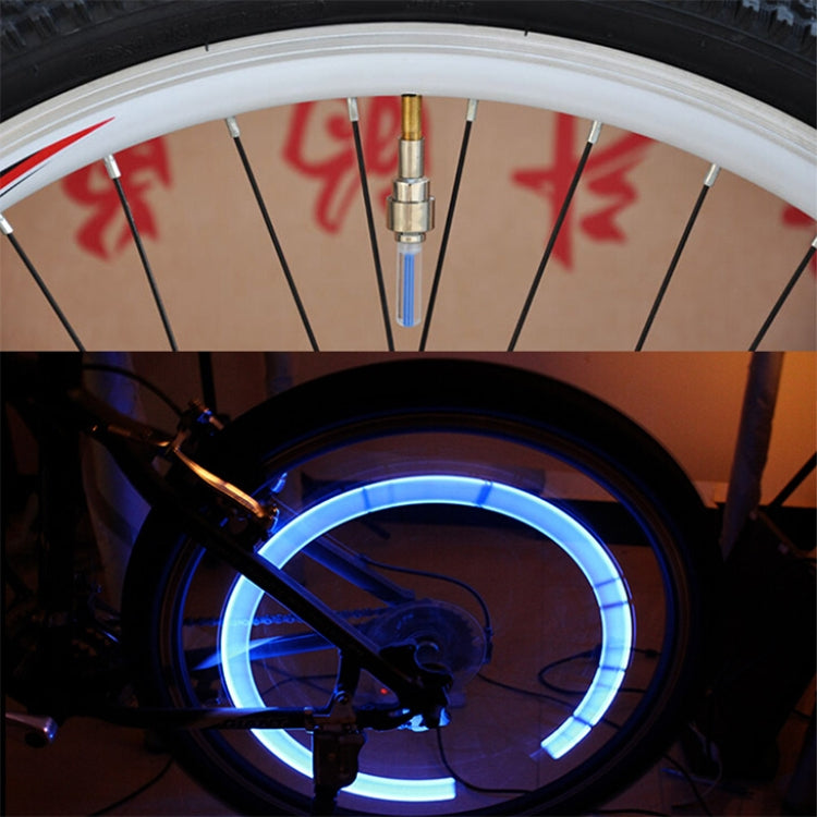 10 PCS LED Bicycle Lights Wheel Tire Valve Caps Bike Accessories Cycling Lantern Spokes Lamp(Red) - Decorative Lights by PMC Jewellery | Online Shopping South Africa | PMC Jewellery | Buy Now Pay Later Mobicred