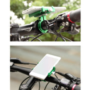 GUB Bicycle Aluminum Alloy Mobile Phone Bracket Navigation Bracket Motorcycle Mobile Phone Holder(Black)