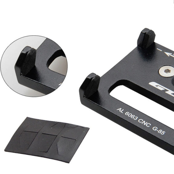 GUB Bicycle Aluminum Alloy Mobile Phone Bracket Navigation Bracket Motorcycle Mobile Phone Holder(Black)