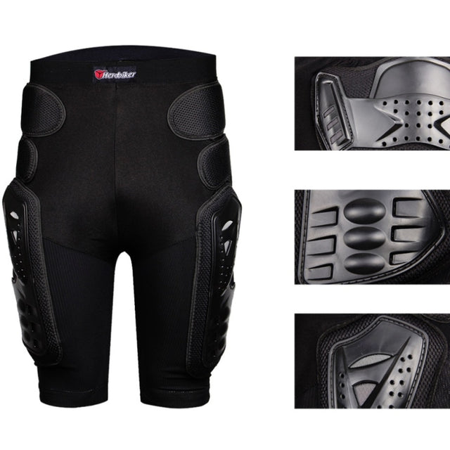 HEROBIKER MP1001B Motorcycleoff-road Armor Pants Cycling Short Style Drop-proof Protective Pants, Size:S