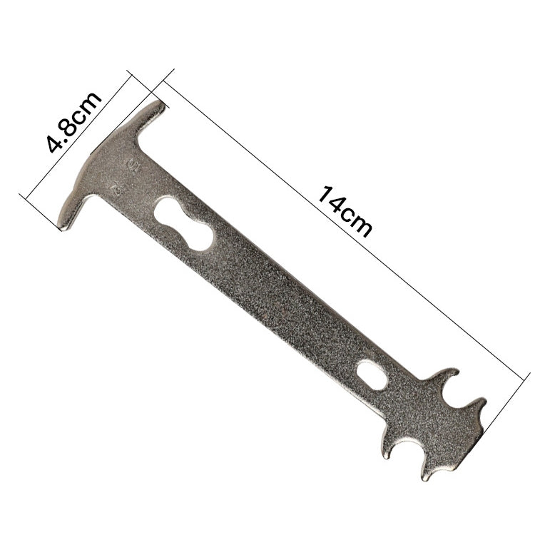 2pcs icycle Chain Test Caliper Mountain Bike Chain Wear Replacement Detection Rail Tool - Maintenance tools by PMC Jewellery | Online Shopping South Africa | PMC Jewellery | Buy Now Pay Later Mobicred
