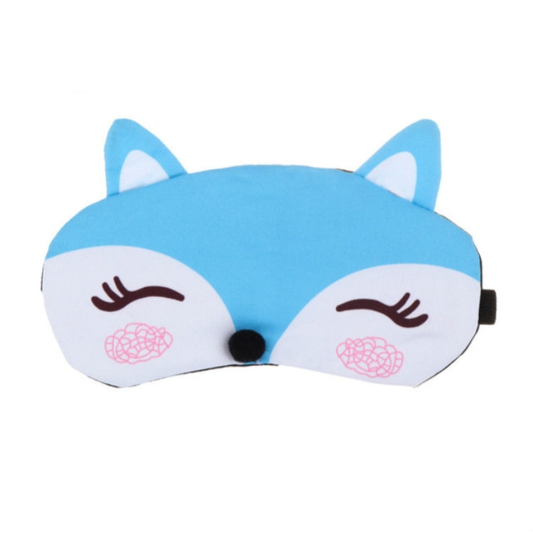 Cute Fox 3D Sleep Mask Rest Travel Sleeping Cover Sleep Ice Mask(Blue) - free shipping - PMC TechLife - Order now!