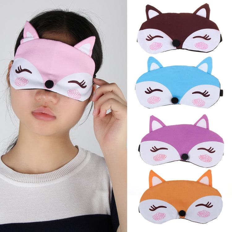 Cute Fox 3D Sleep Mask Rest Travel Sleeping Cover Sleep Ice Mask(Blue) - free shipping - PMC TechLife - Order now!