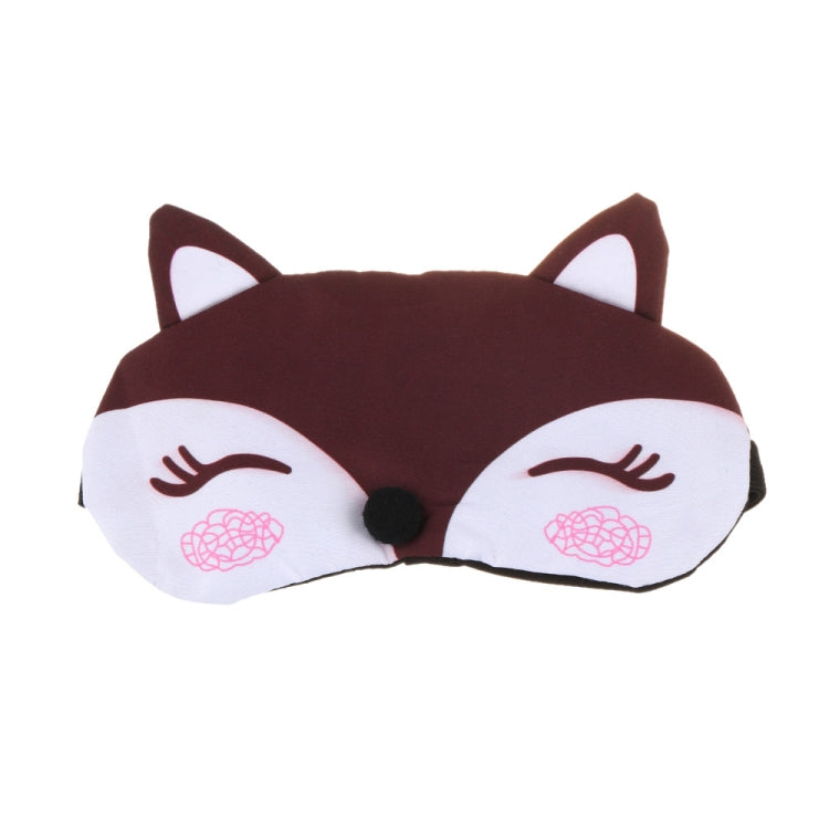 Cute Fox 3D Sleep Mask Rest Travel Sleeping Cover Sleep Ice Mask(Coffee) - free shipping - PMC TechLife - Order now!